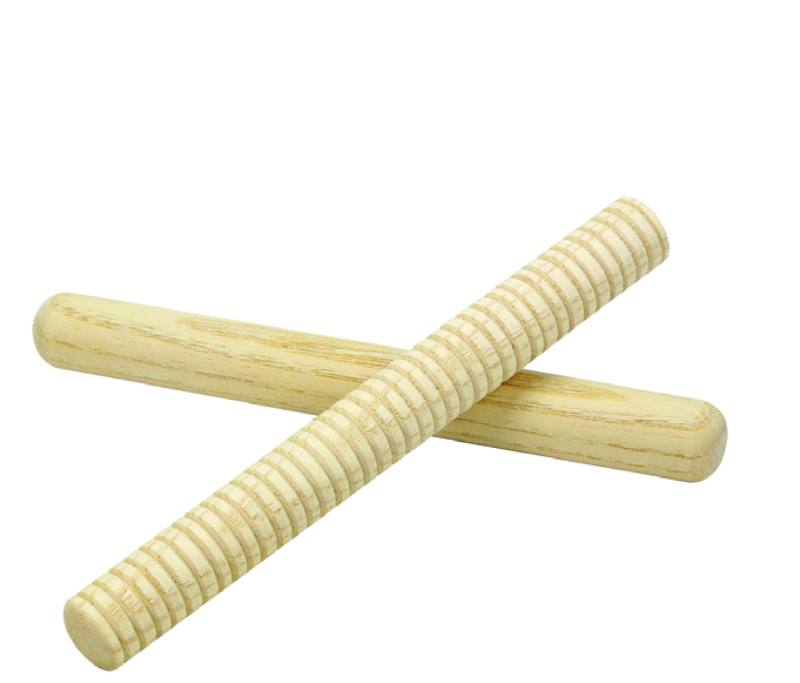 Drevené rytmické paličky, 6 párov