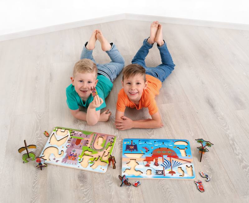 3D dobrodružné puzzle „Rytieri“