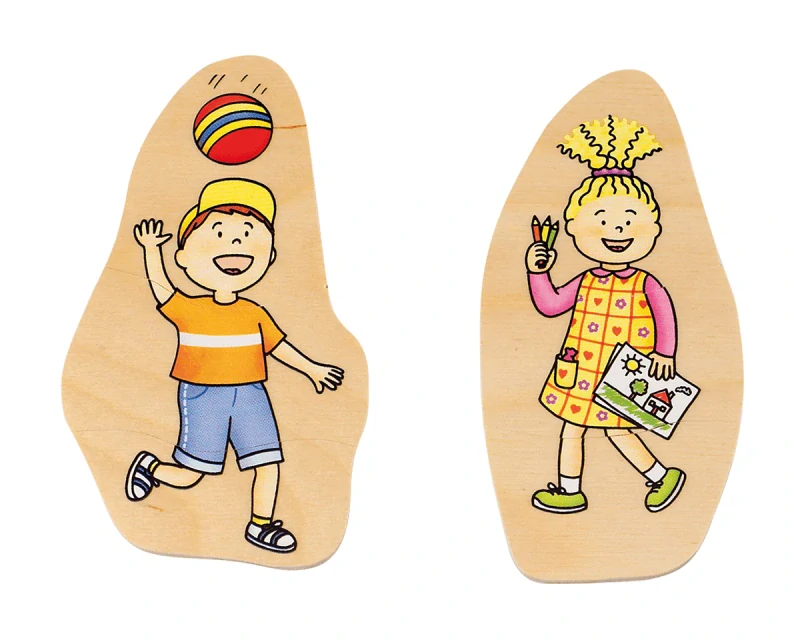 Vrstvové puzzle - Babička a dedko