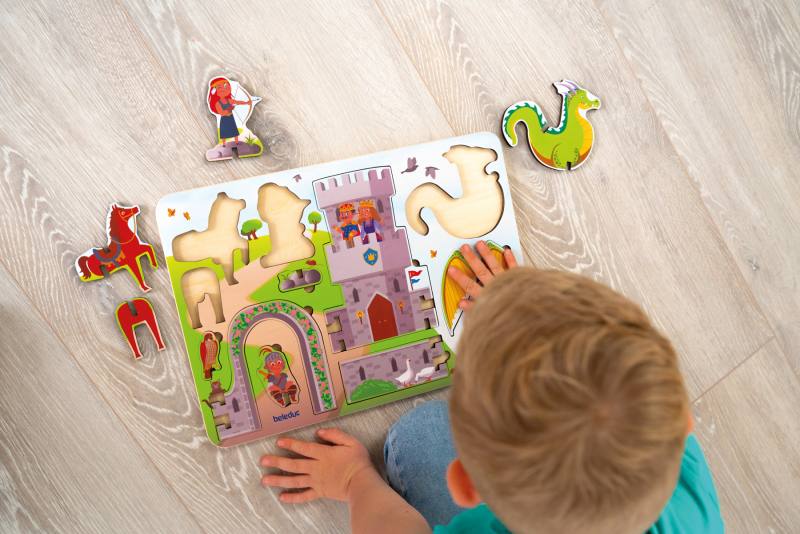3D dobrodružné puzzle „Rytieri“