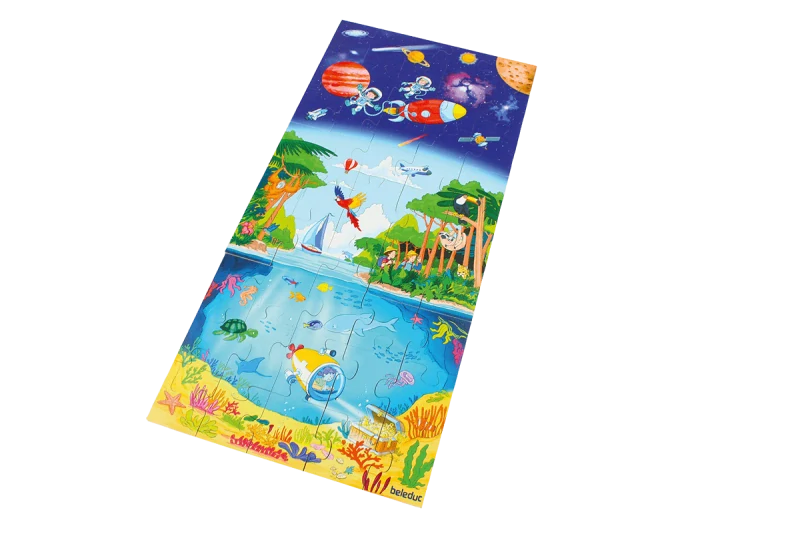 Puzzle Z morských hlbín do vesmíru