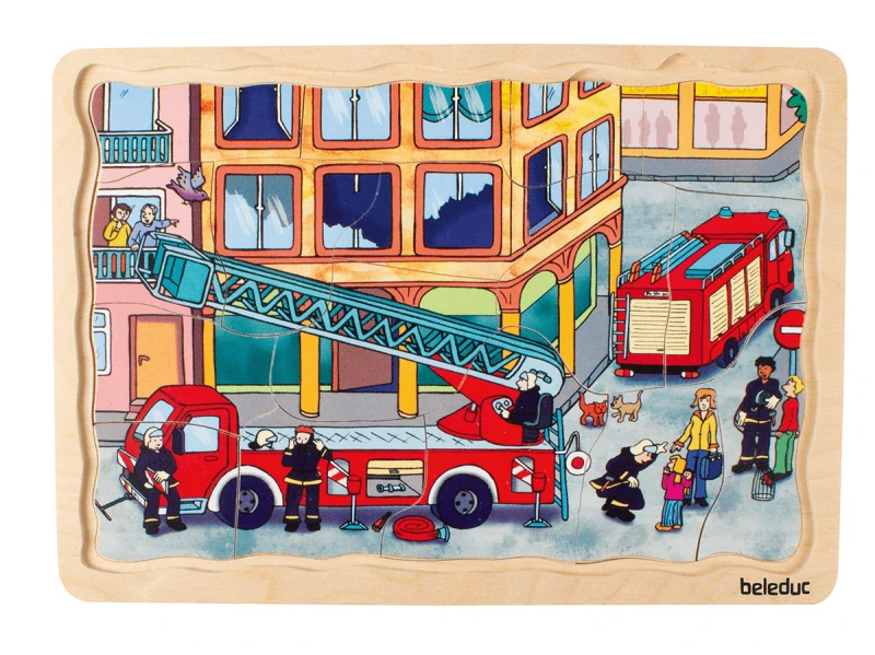 Vrstvové puzzle - Hasičský zbor