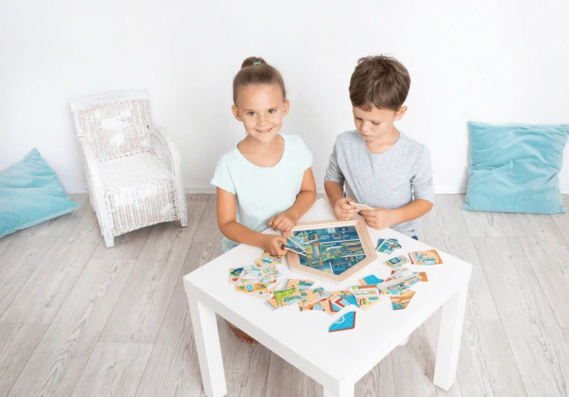 Vrstvové puzzle - Domov