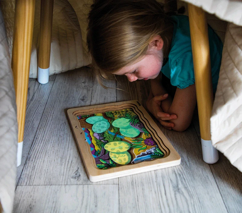Vrstvové puzzle - Dinosaury
