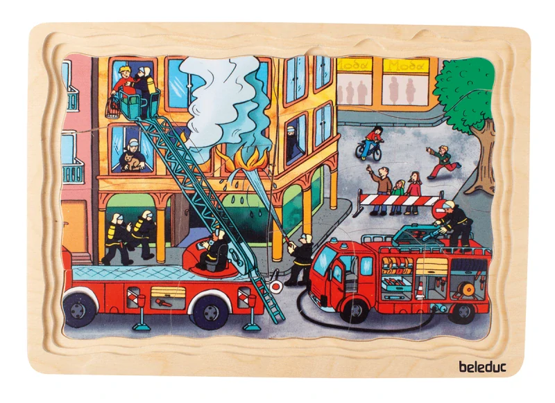 Vrstvové puzzle - Hasičský zbor