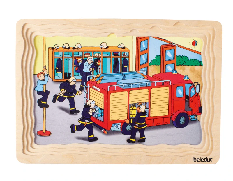 Vrstvové puzzle - Hasičský zbor