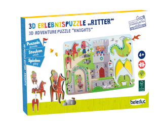 3D dobrodružné puzzle „Rytieri“